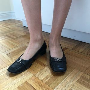Salvatore Ferragamo black loafers